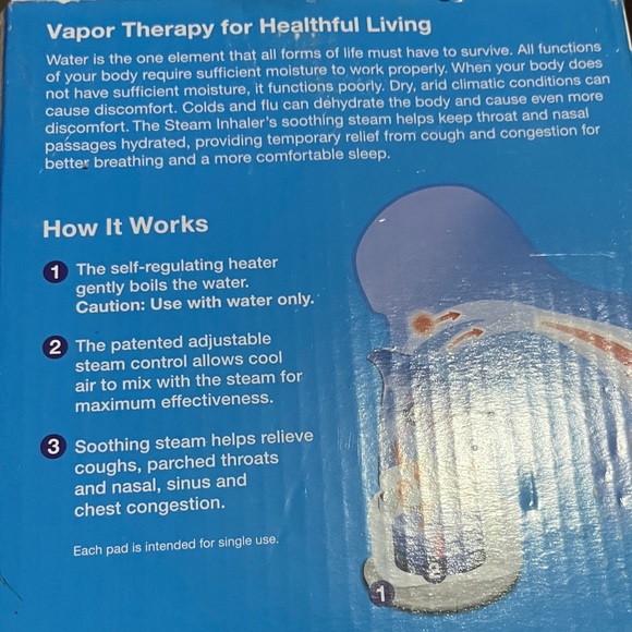 Steam Inhaler PERSONAL ELECTRIC INHALER - Picture 3 of 3